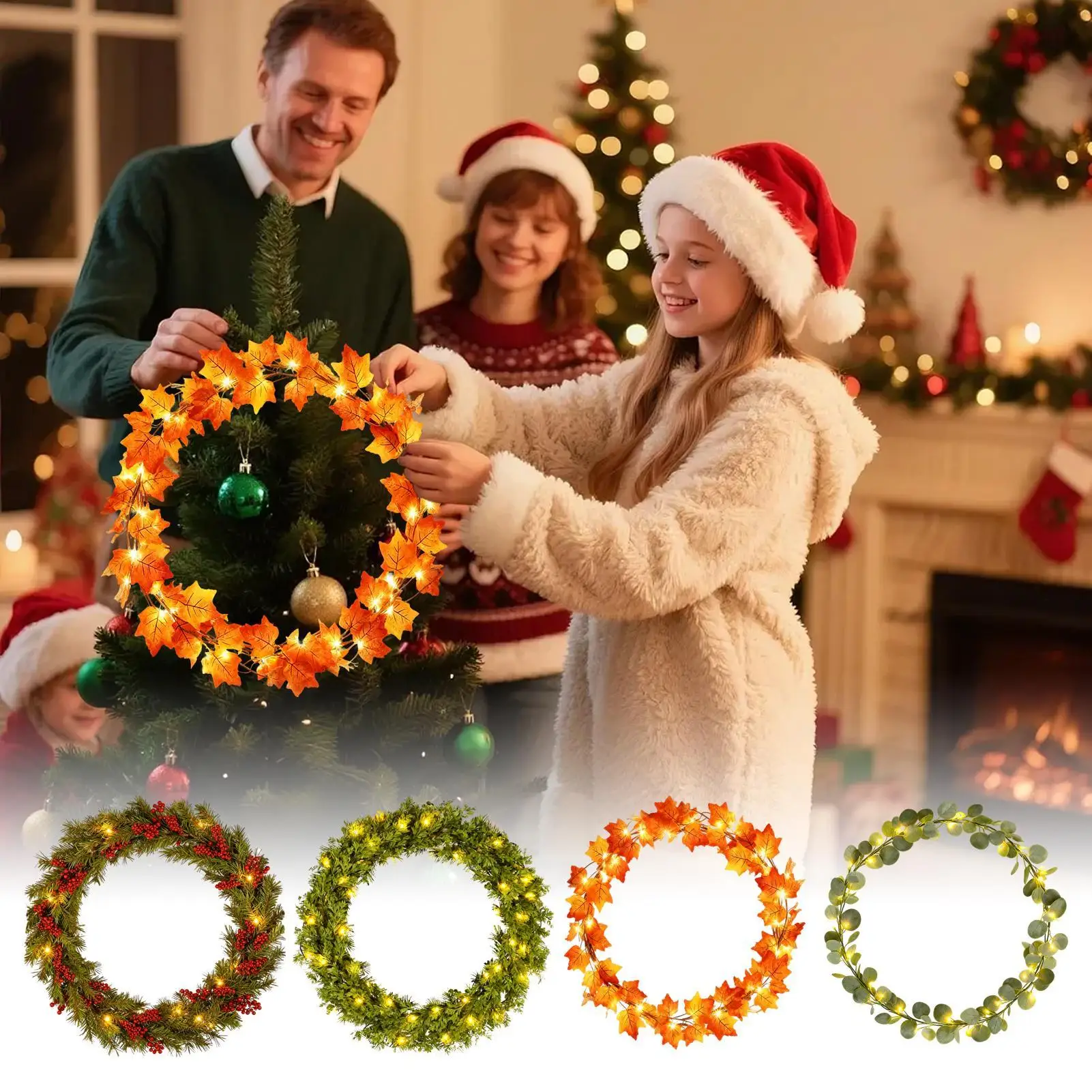 Christmas Flower Vine Festive Ornament Reusable Christmas Artificial Vine Garland Decoration for Window Mantel Classroom Party
Christmas Flower Vine Festive Ornament Reusable Christmas Artificial Vine Garland Decoration for Window Mantel Classroom Party