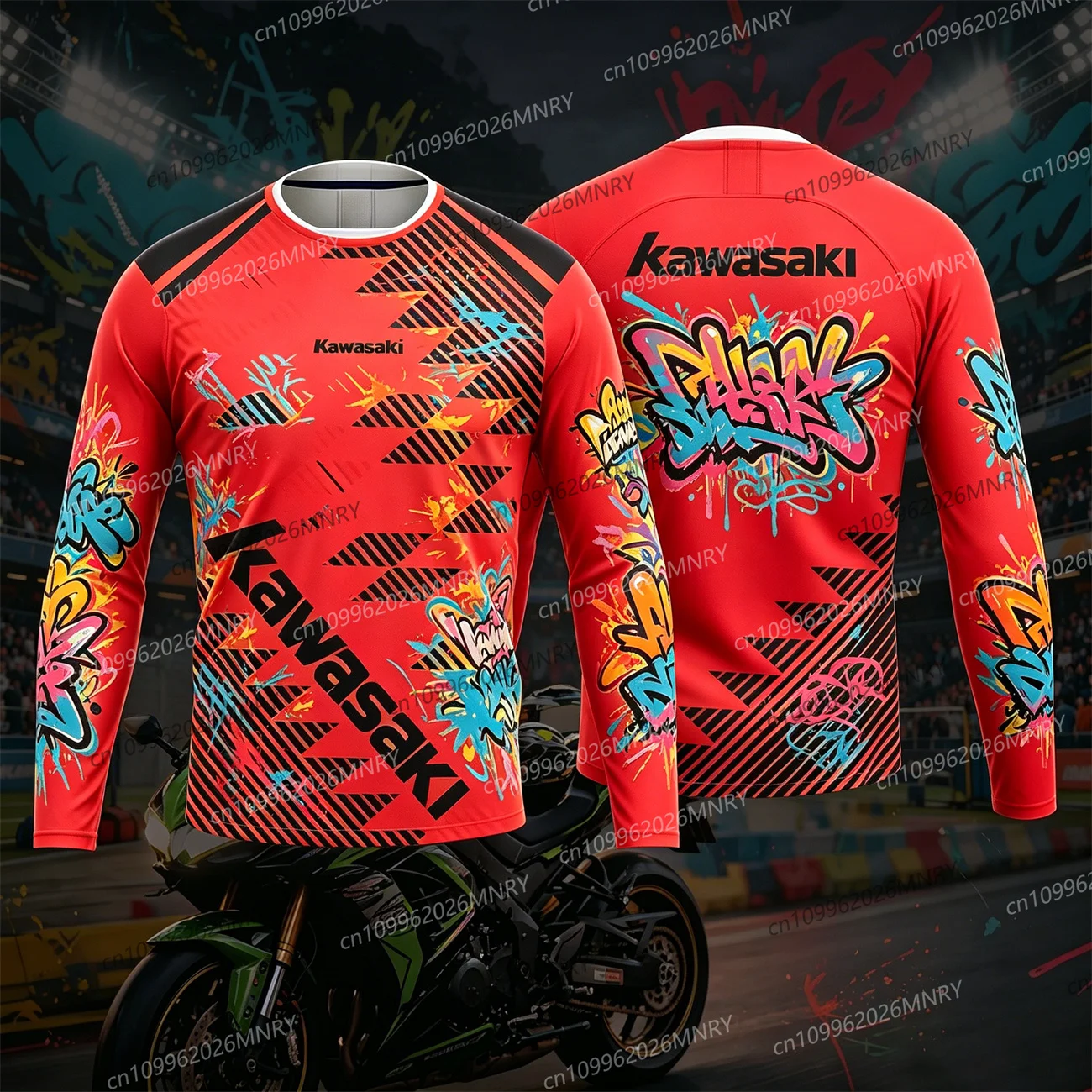 Summer Men's T-shirt man long sleeve shirt Breathable T-shirt 3D Motorcycle Print Kawasaki T-shirt Women tshirt Training Top
Summer Men's T-shirt man long sleeve shirt Breathable T-shirt 3D Motorcycle Print Kawasaki T-shirt Women tshirt Training Top