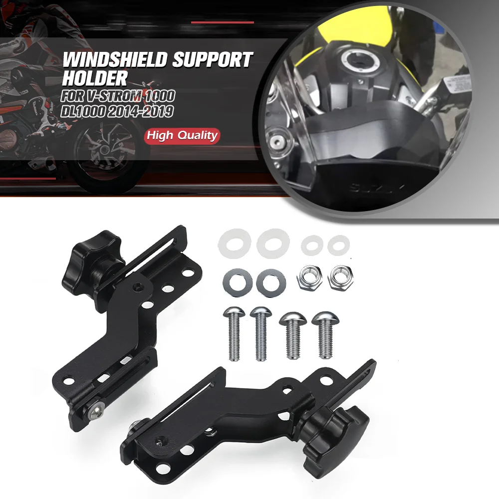 FOR SUZUKI V-STROM 1000 DL1000 2014-2019 Motorcycle Windshield Support Holder Windscreen Adjustable Airflow Bracket VSTROM 1000
FOR SUZUKI V-STROM 1000 DL1000 2014-2019 Motorcycle Windshield Support Holder Windscreen Adjustable Airflow Bracket VSTROM 1000