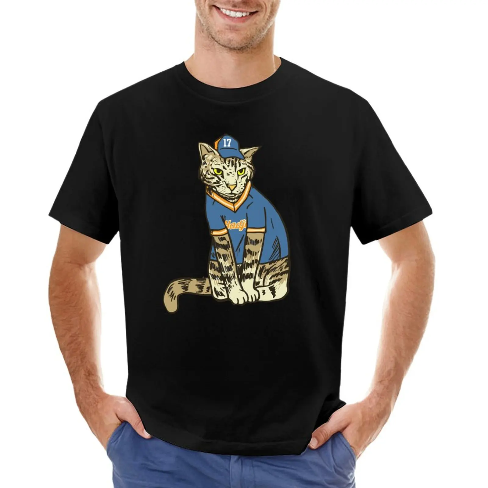 cat wearing hadji baseball shirt T-Shirt cute tops anime t shirts summer top cotton t shirt men
cat wearing hadji baseball shirt T-Shirt cute tops anime t shirts summer top cotton t shirt men
