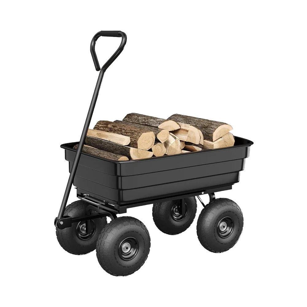 Heavy Duty 600lbs Poly Dump Cart 10\" No-Flat Tires Quick-Release Dumping Garden Cart OEM Customizable Folding Wagon
Heavy Duty 600lbs Poly Dump Cart 10\" No-Flat Tires Quick-Release Dumping Garden Cart OEM Customizable Folding Wagon