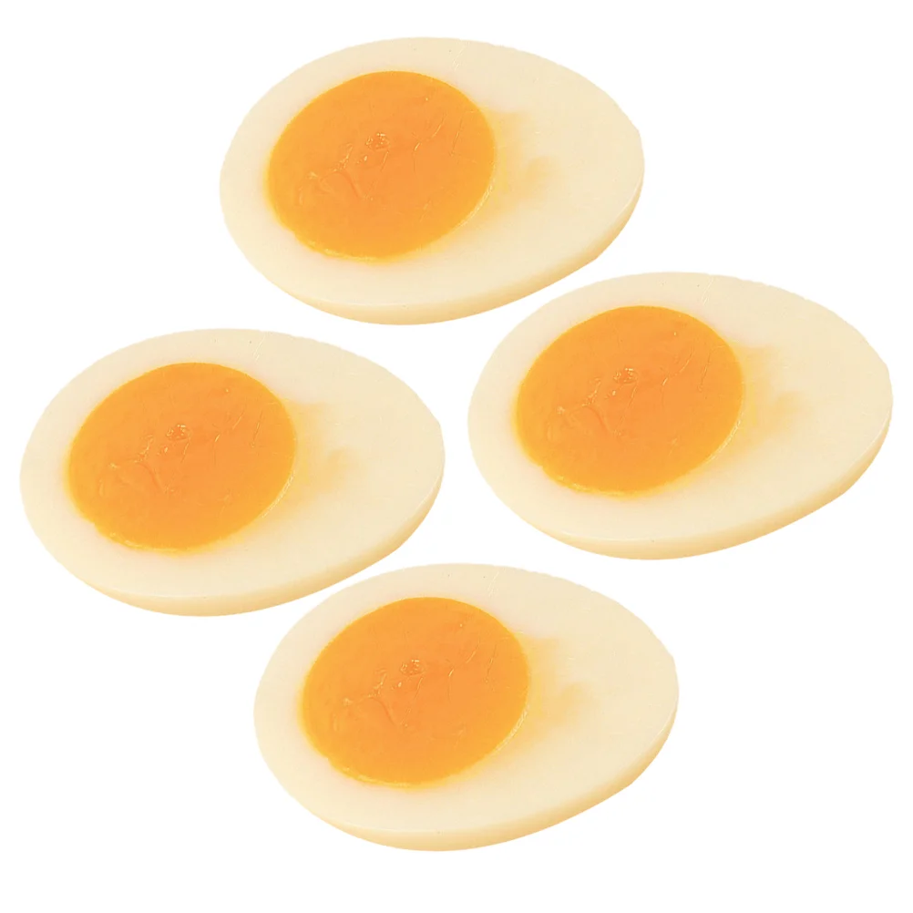 4 Pcs Simulated Boiled Eggs Artificial Lifelike Food Other Prop Kitchen Models Pvc
4 Pcs Simulated Boiled Eggs Artificial Lifelike Food Other Prop Kitchen Models Pvc