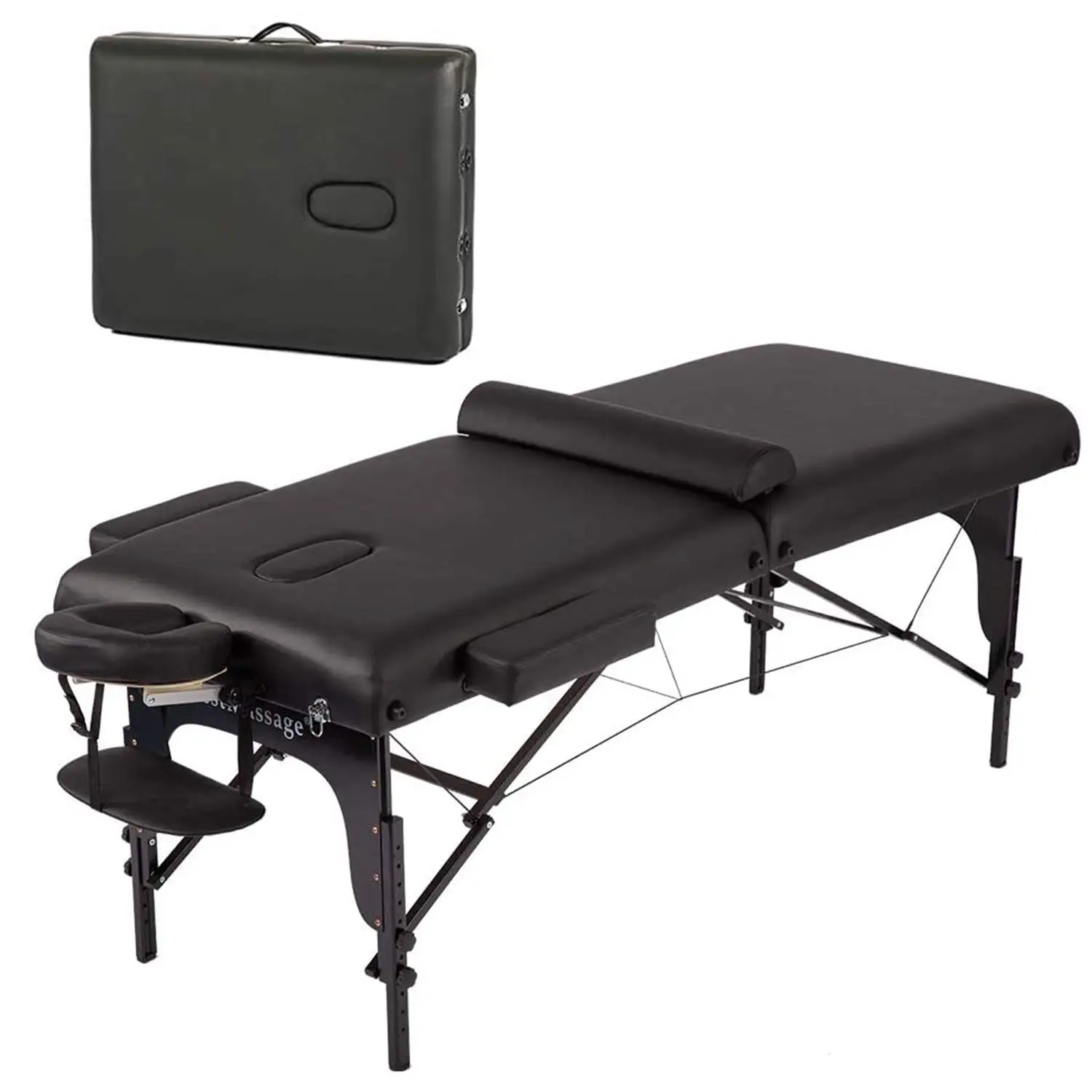 Massage Bed Portable Massage Table 77" L 30" W 4" THK Lash Bed Height Adjustable 2 Folding PU Leather Spa Table with Oxford Bag
Massage Bed Portable Massage Table 77" L 30" W 4" THK Lash Bed Height Adjustable 2 Folding PU Leather Spa Table with Oxford Bag