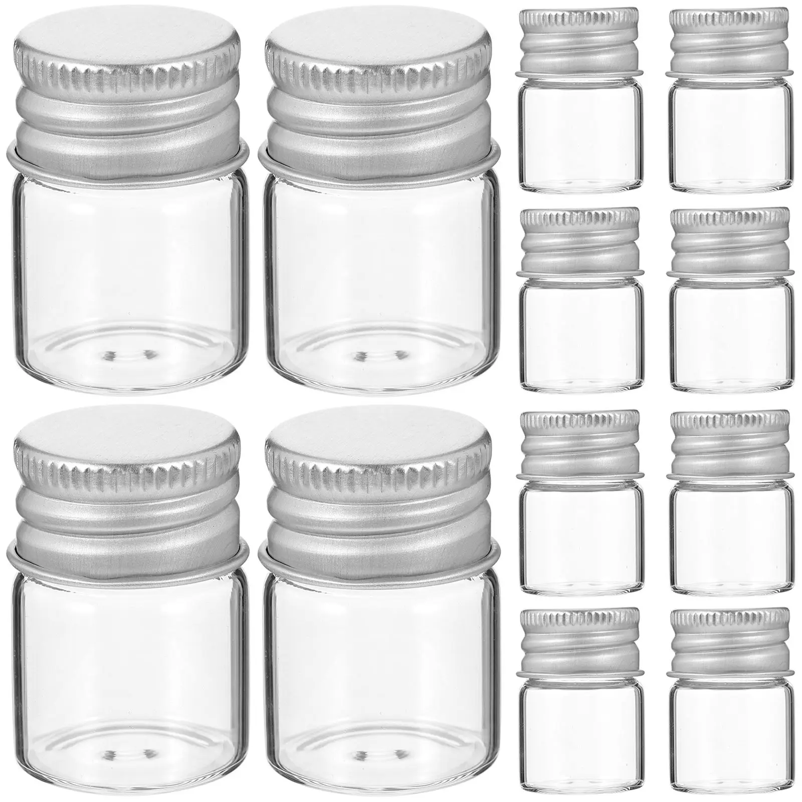 12 PCS Airtight Glass Bottle Storage Jars Sugar Container with Lid Canning Lids Clear Containers Food Mini
12 PCS Airtight Glass Bottle Storage Jars Sugar Container with Lid Canning Lids Clear Containers Food Mini