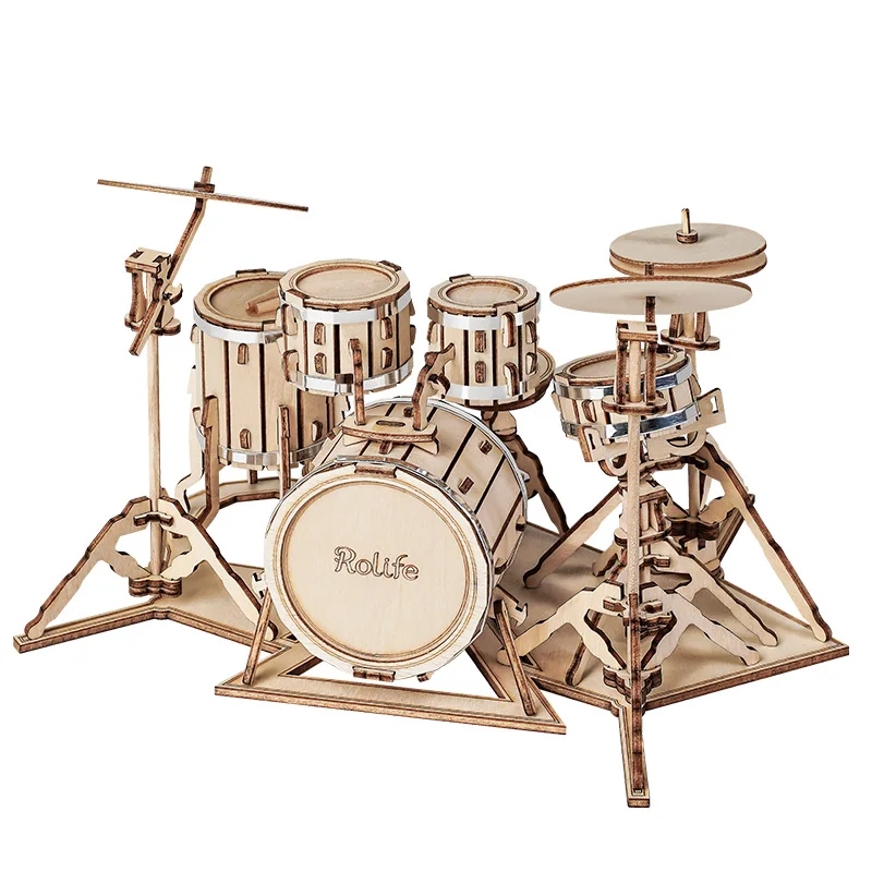 Robotime Stem Wooden Puzzle 3D Musical Instrument Assembly Saxophone Drum Kit Accordion Cello Toy Gift
Robotime Stem Wooden Puzzle 3D Musical Instrument Assembly Saxophone Drum Kit Accordion Cello Toy Gift