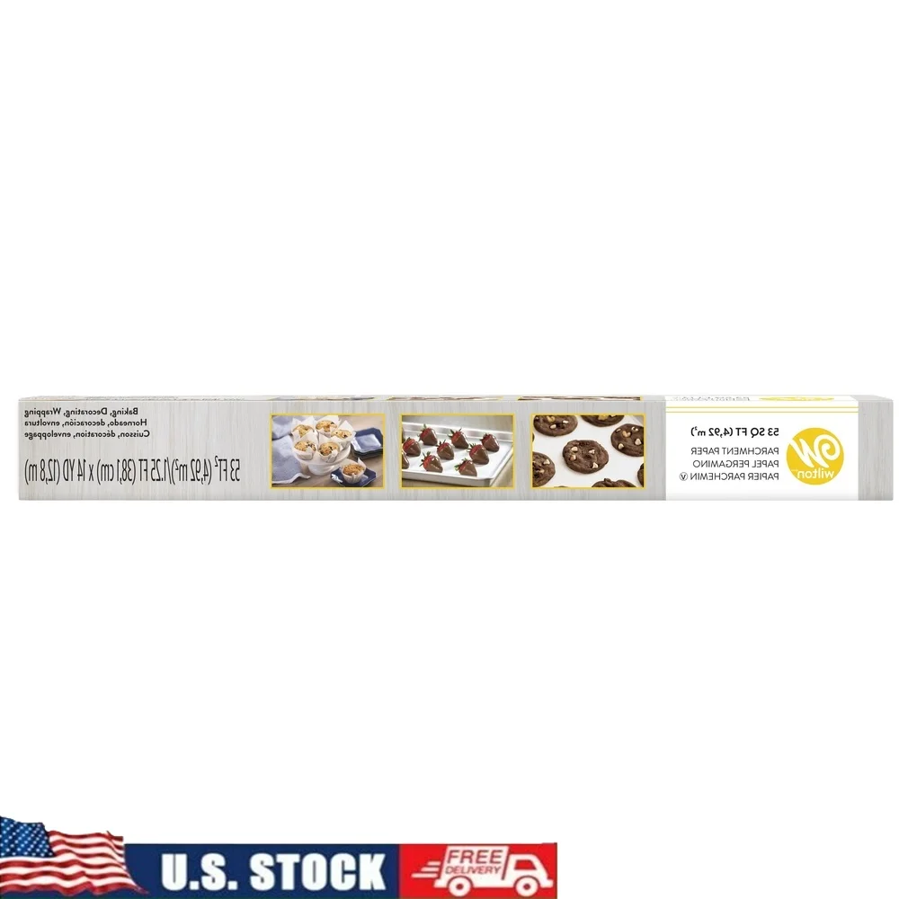 Универсальная пергаментная бумага, 53 кв. футов, антипригарная силиконовая подкладка для выпечки, духовка, микроволновая печь, морозильная камера, безопасная жиронепроницаемая пищевая подготовка
Универсальная пергаментная бумага, 53 кв. футов, антипригарная силиконовая подкладка для выпечки, духовка, микроволновая печь, морозильная камера, безопасная жиронепроницаемая пищевая подготовка