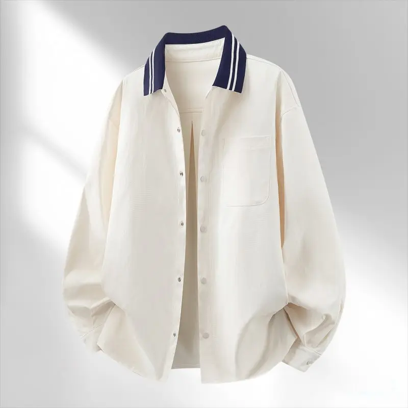 Spring New Style Casual Long Sleeve Shirt Color Block Collar Loose Men's Workwear Jacket Comfortable Breathable Cotton Blend
Spring New Style Casual Long Sleeve Shirt Color Block Collar Loose Men's Workwear Jacket Comfortable Breathable Cotton Blend
