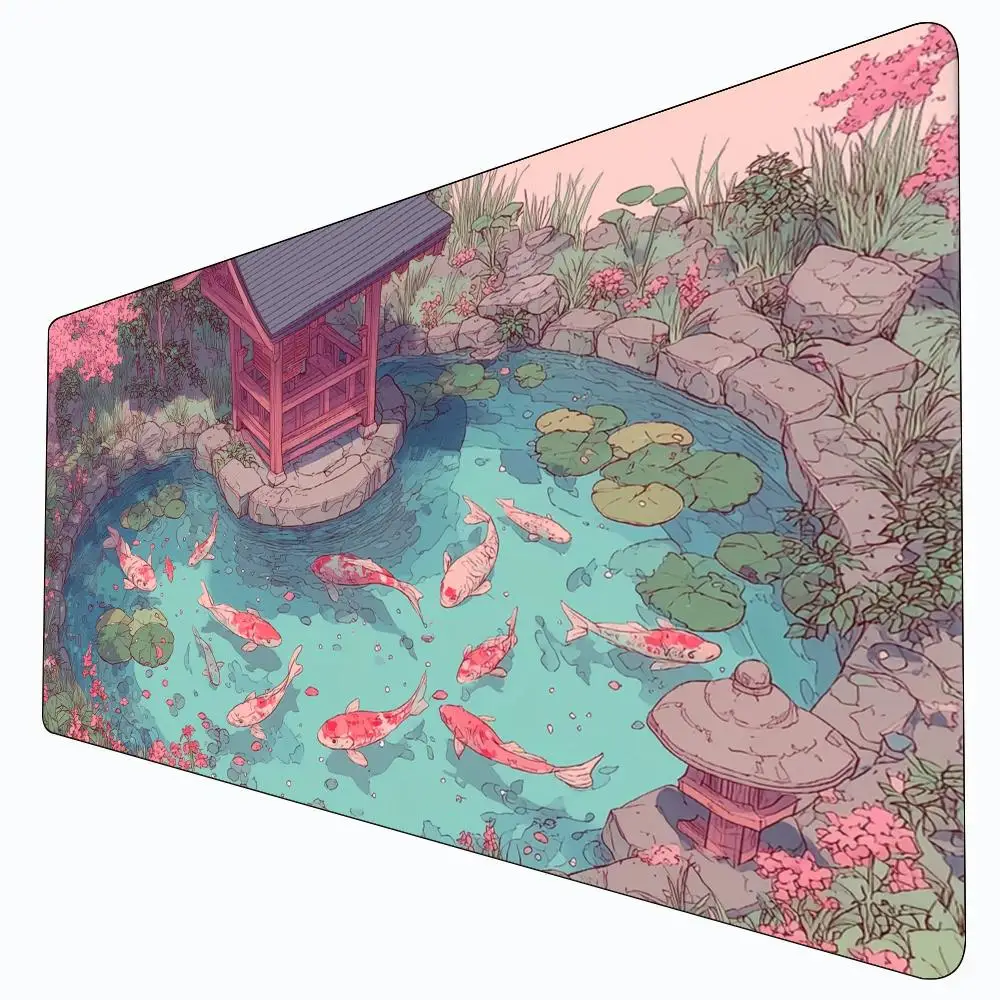 Садовые пейзажи и кои MTG Playmat Magic Card Battle Mat Нескользящий прочный настольный коврик 35X60 см Командир игровой коврик tapete magic mtg
Садовые пейзажи и кои MTG Playmat Magic Card Battle Mat Нескользящий прочный настольный коврик 35X60 см Командир игровой коврик tapete magic mtg