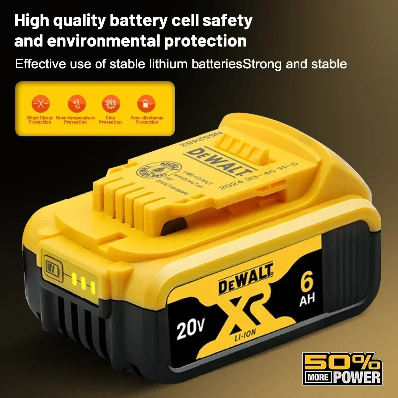 2025 Новый 100% оригинальный 6 Ач 20 В Оригинальный аккумулятор для электроинструмента Dewalt DCB206 20 В 6,0 Ач Аккумулятор DCB206 20 В DCB205 DCB200
2025 Новый 100% оригинальный 6 Ач 20 В Оригинальный аккумулятор для электроинструмента Dewalt DCB206 20 В 6,0 Ач Аккумулятор DCB206 20 В DCB205 DCB200