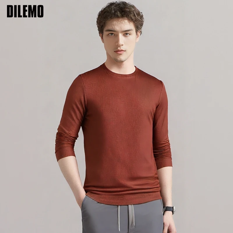 High Quality Trending Fashion Brand New Arrival 2025 Mens t Shirt Long Sleeve Round Neck Tops Casual White Basic Men Clothing
High Quality Trending Fashion Brand New Arrival 2025 Mens t Shirt Long Sleeve Round Neck Tops Casual White Basic Men Clothing