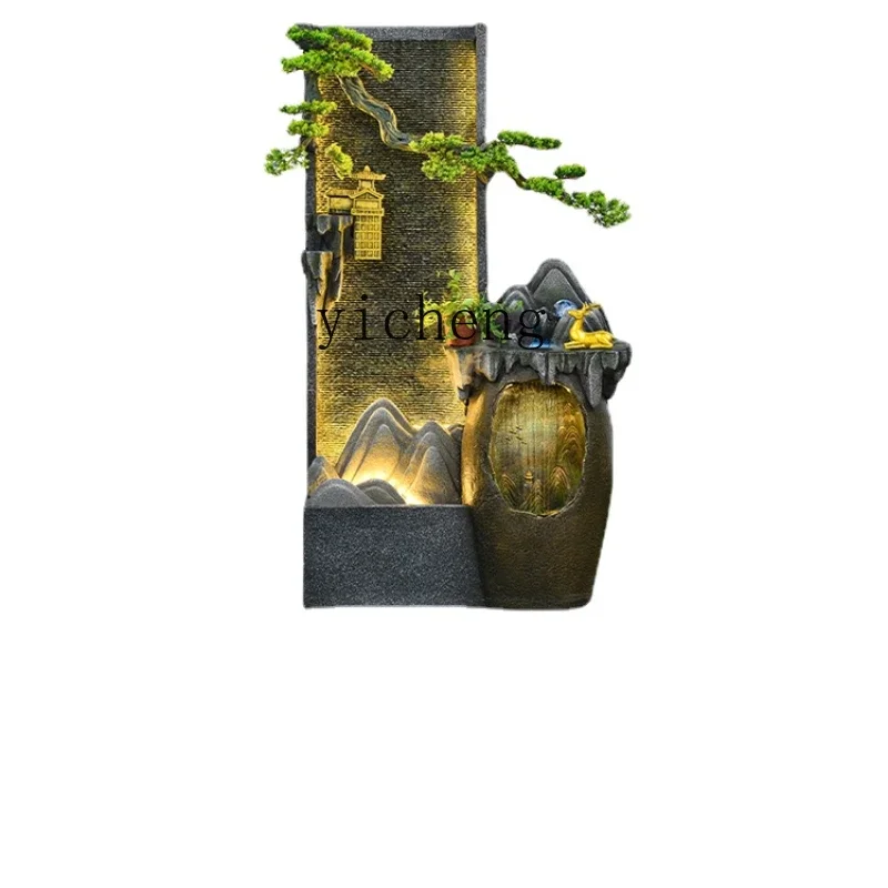ZC Rockery Water Curtain Wall Water Fountain Circulating Water Landscape Fengshui Wheel Living Room Floor Lucky Decoration
ZC Rockery Water Curtain Wall Water Fountain Circulating Water Landscape Fengshui Wheel Living Room Floor Lucky Decoration