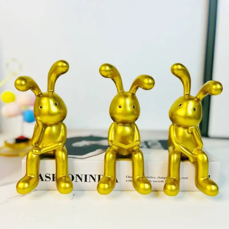 Affordable Luxury Fashion Nordic Creative Simple Rabbit Decoration Sets of Three Sitting Animals Resin Craft Ornament Home Livin
Affordable Luxury Fashion Nordic Creative Simple Rabbit Decoration Sets of Three Sitting Animals Resin Craft Ornament Home Livin