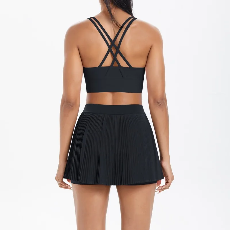 Women's Seamless Yoga Short Skirt Set Tummy Control Booty Lift Gym Outfit for Pilates Dance Slimming Gym Running Sportswear
Women's Seamless Yoga Short Skirt Set Tummy Control Booty Lift Gym Outfit for Pilates Dance Slimming Gym Running Sportswear