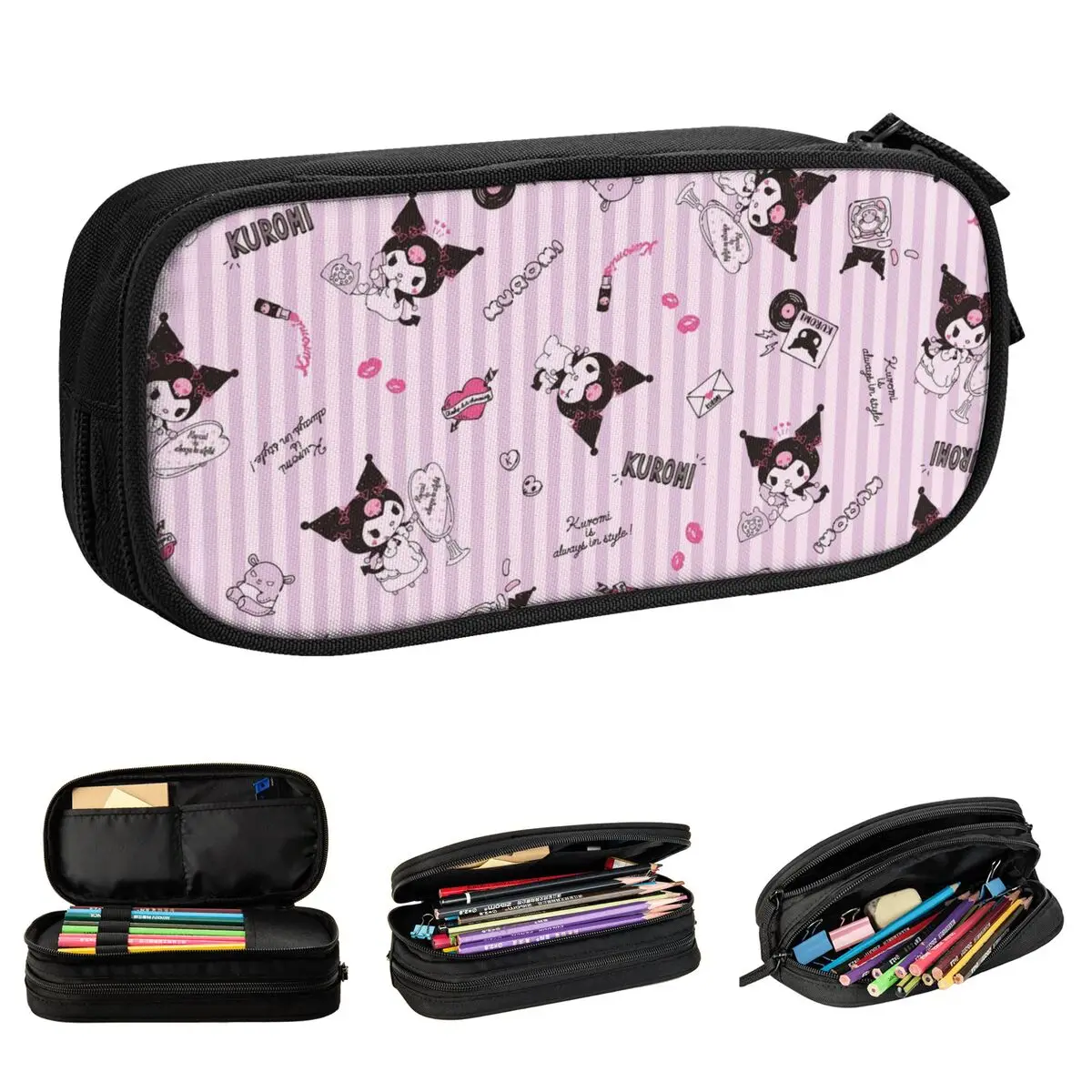 Новинка, чехол Hello Kitty Kuromi для карандашей, чехол для карандашей, держатель для ручек для студентов, вместительные сумки, офисные подарки, канцелярские принадлежности
Новинка, чехол Hello Kitty Kuromi для карандашей, чехол для карандашей, держатель для ручек для студентов, вместительные сумки, офисные подарки, канцелярские принадлежности