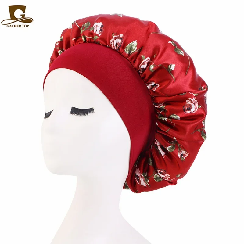 Multi functional Printing Satin Bonnet Women Elastic Wide Band Night Sleep Satin Hat Chemo Caps Hair Fashion Head Wrap
Multi functional Printing Satin Bonnet Women Elastic Wide Band Night Sleep Satin Hat Chemo Caps Hair Fashion Head Wrap