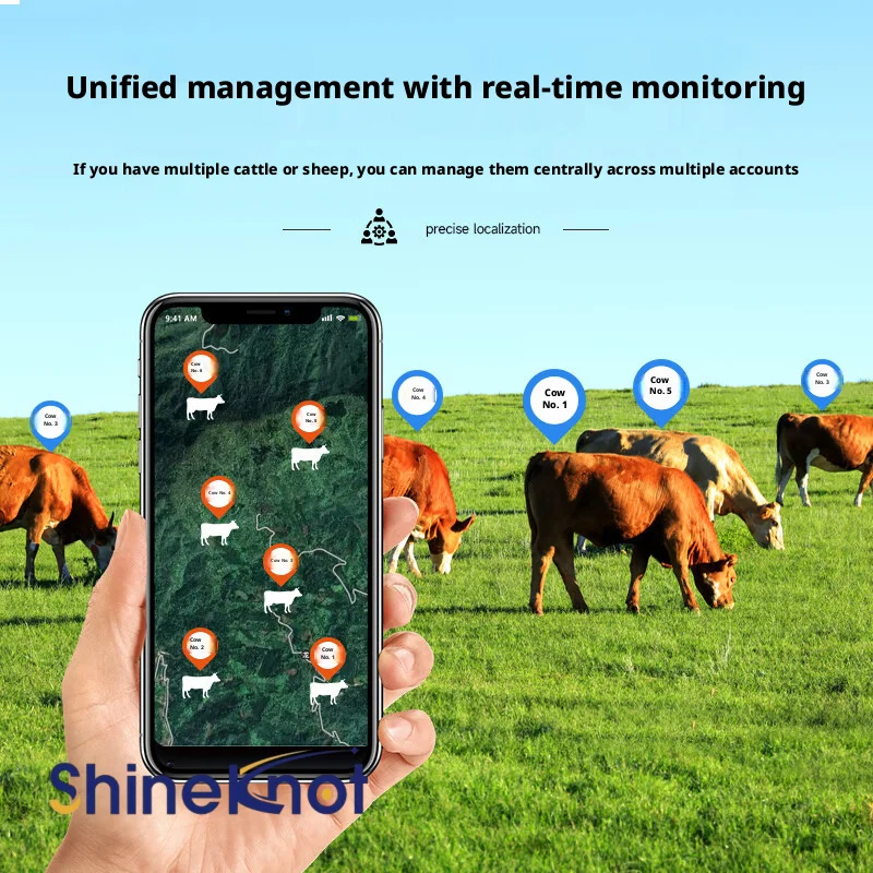 SHINEKNOT 5g Cattle And Sheep Locator Tracker Gps Solar Positioning Device For Remote Tracking And Grazing In Mountainous Areas
SHINEKNOT 5g Cattle And Sheep Locator Tracker Gps Solar Positioning Device For Remote Tracking And Grazing In Mountainous Areas