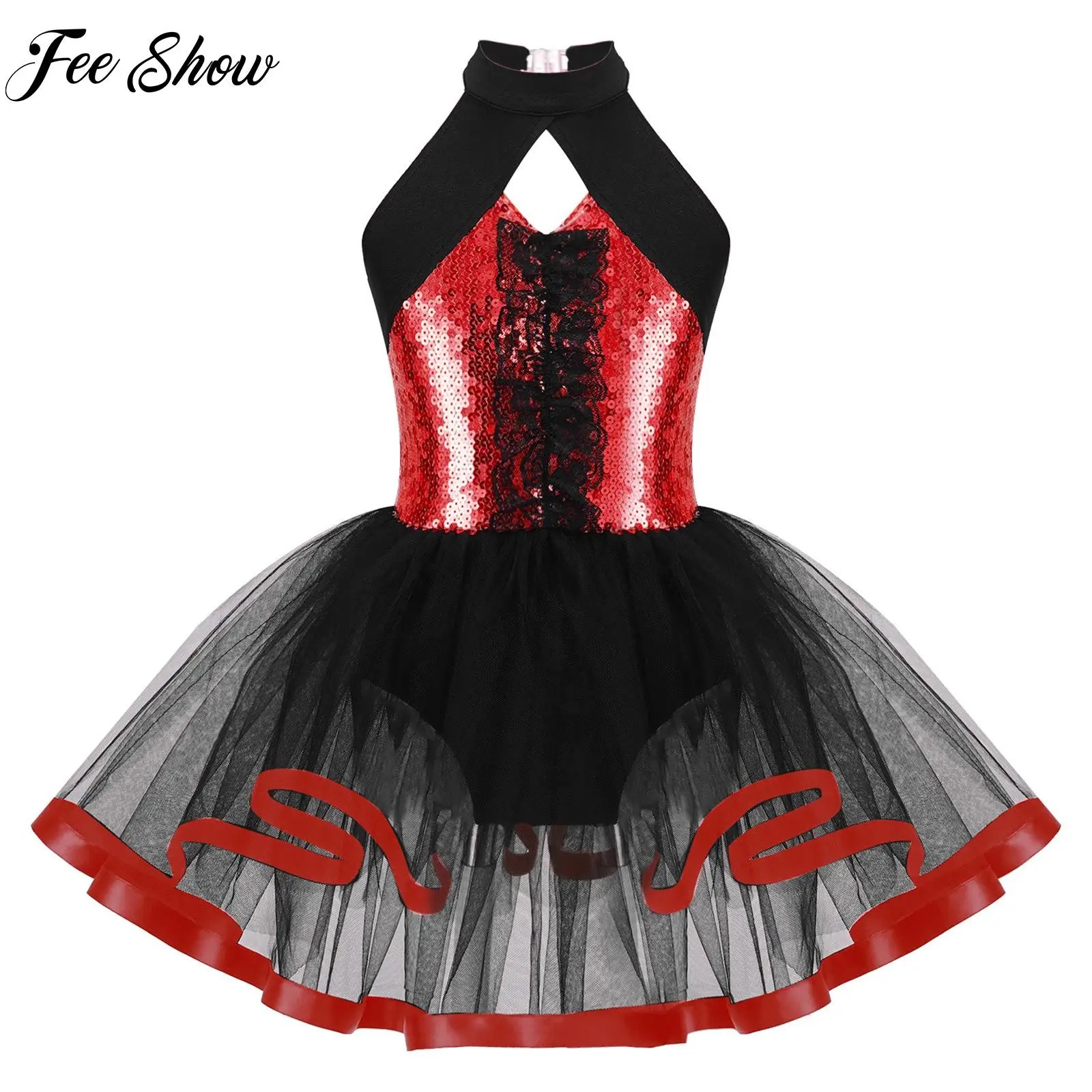 Fashion Kids Girl Ballet Tutu Dress Gymnastics Leotard Shiny Sequins Ruffle Lace Dress Figure Ice Skating Performance Costumes
Fashion Kids Girl Ballet Tutu Dress Gymnastics Leotard Shiny Sequins Ruffle Lace Dress Figure Ice Skating Performance Costumes