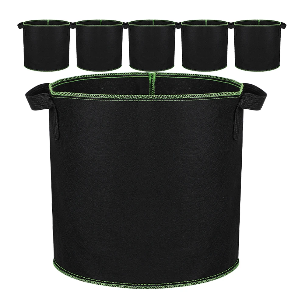 6 Pcs Planting Bucket Seedling Bag Non-woven Vegetable Potato Grow Bags Gardening Fabric Planting-grow-bags Planters
6 Pcs Planting Bucket Seedling Bag Non-woven Vegetable Potato Grow Bags Gardening Fabric Planting-grow-bags Planters