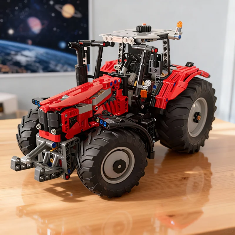 1137pcs MOC Massey Ferguson Tractor Technical Model Building Blocks Home Decoration, Home Decor Office Desk Decor Gift For Him
1137pcs MOC Massey Ferguson Tractor Technical Model Building Blocks Home Decoration, Home Decor Office Desk Decor Gift For Him
