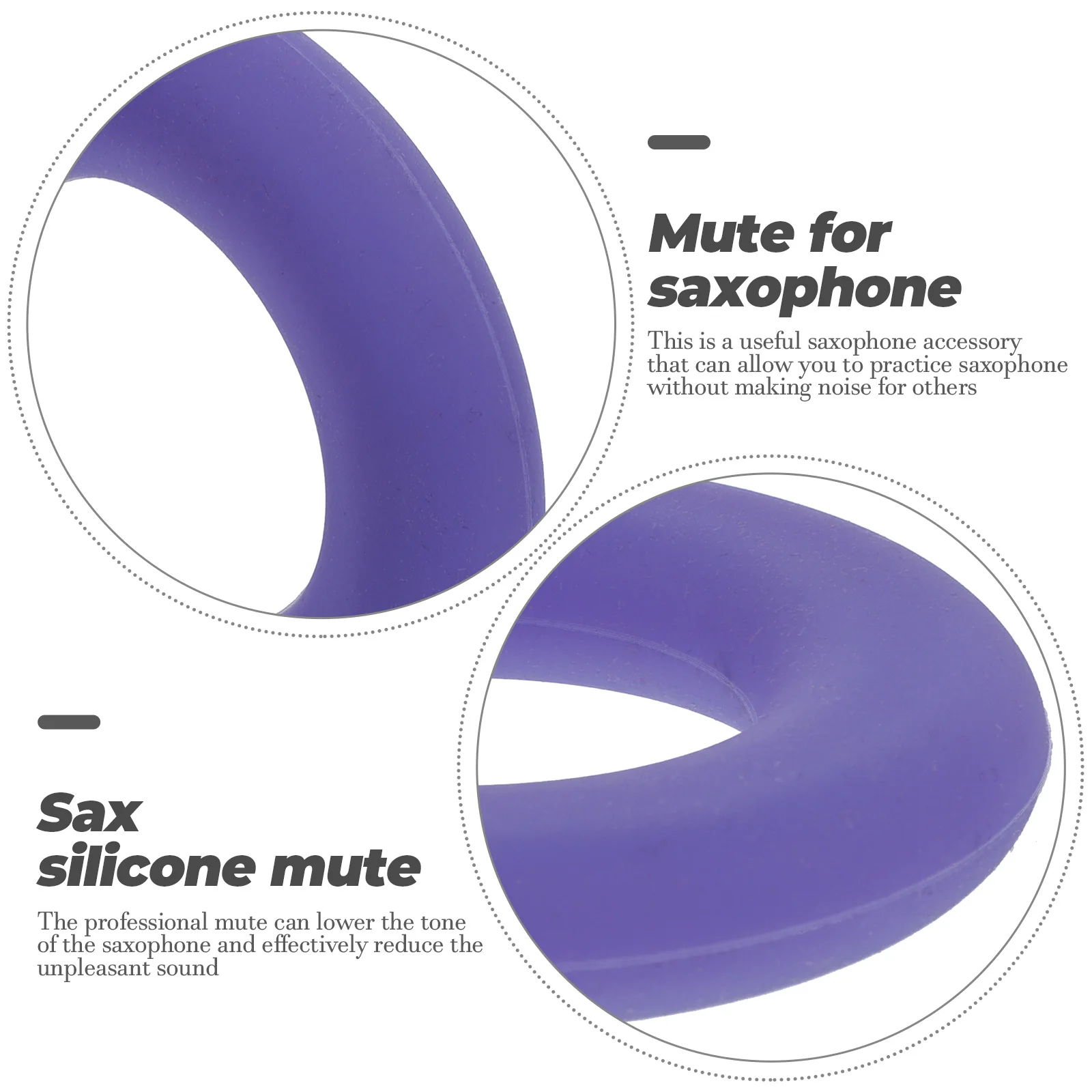 Saxophone Mute For Alto Sax Silicone Noise Reducer Practice Accessory Tone Control Efficient Sound Reduction Quiet Playing
Saxophone Mute For Alto Sax Silicone Noise Reducer Practice Accessory Tone Control Efficient Sound Reduction Quiet Playing