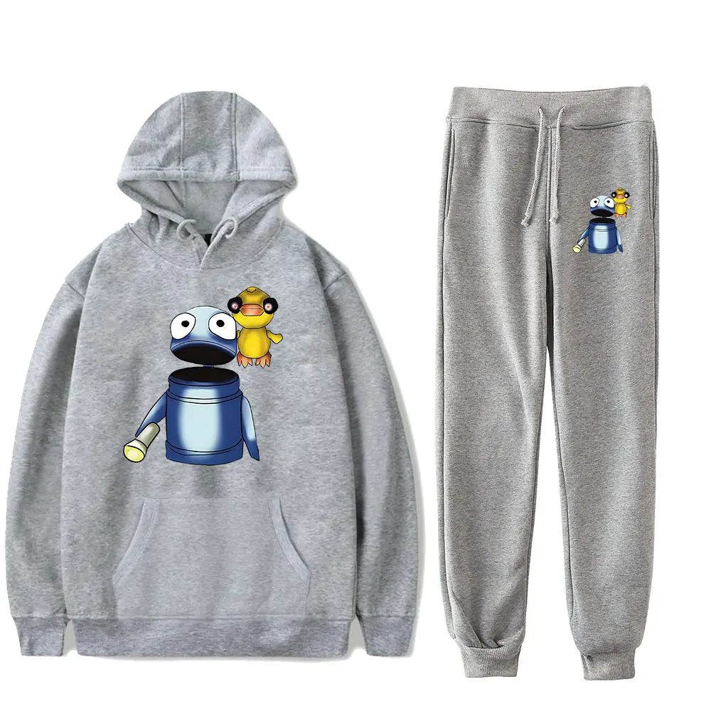 Горячий игровой робот King of The Losers R.E.P.O. Комплект толстовок с капюшоном Robot Game Merch, штаны с капюшоном, пуловер из двух предметов, мужская и женская одежда
Горячий игровой робот King of The Losers R.E.P.O. Комплект толстовок с капюшоном Robot Game Merch, штаны с капюшоном, пуловер из двух предметов, мужская и женская одежда