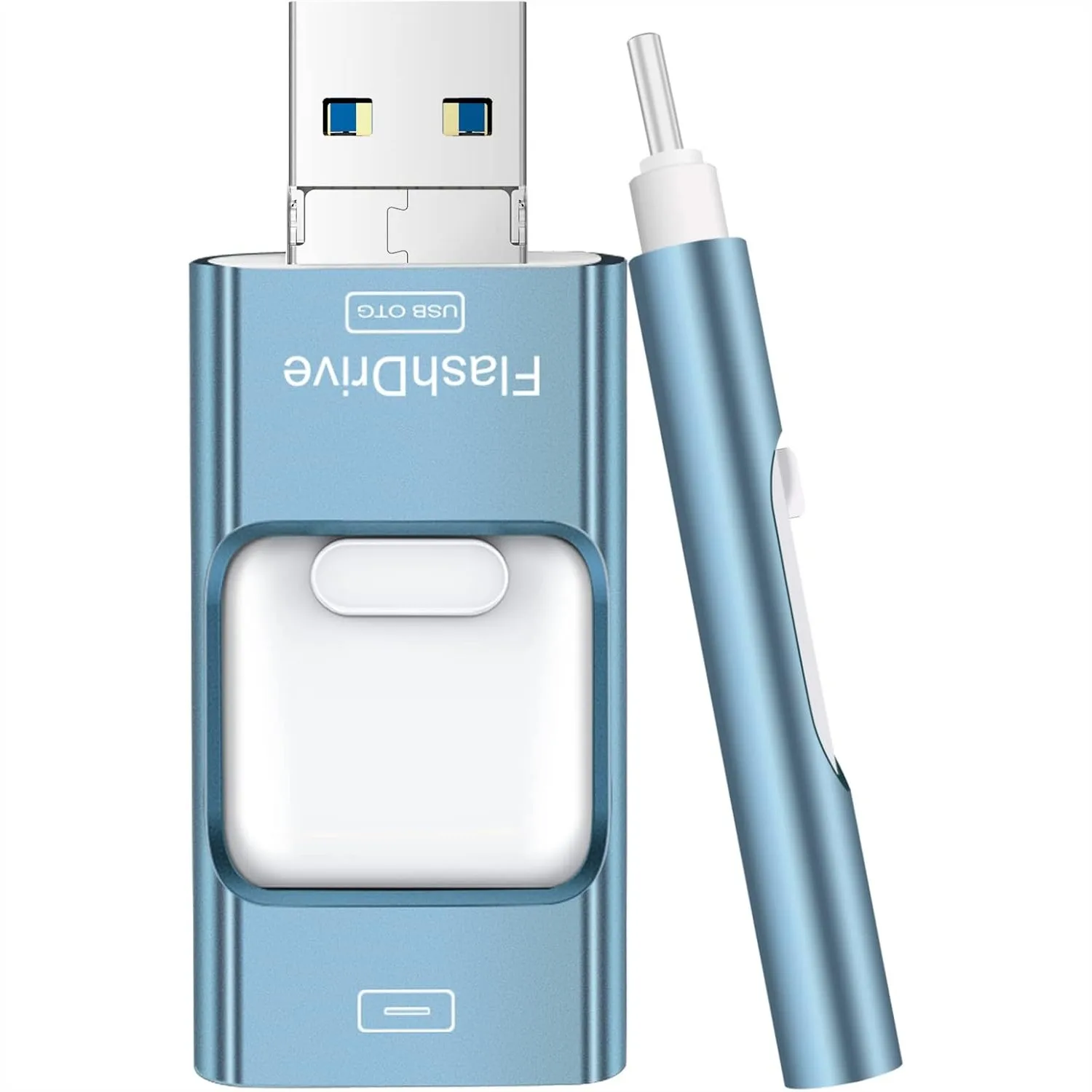 256GB Flash Drive for iPhone, 4 in 1 USB C Memory Stick Photo Stick External Storage for iPhone iPad Android Computer
256GB Flash Drive for iPhone, 4 in 1 USB C Memory Stick Photo Stick External Storage for iPhone iPad Android Computer