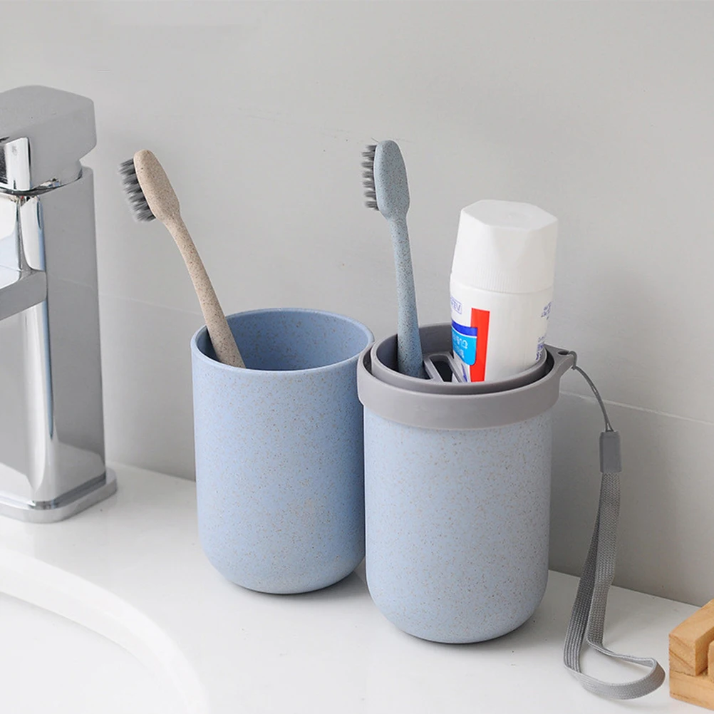 Wash Gargle Cup Toothbrush Case Toothpaste Holder Storage Box Travel Container For Camping Outdoors Eco Wheat Straw
Wash Gargle Cup Toothbrush Case Toothpaste Holder Storage Box Travel Container For Camping Outdoors Eco Wheat Straw