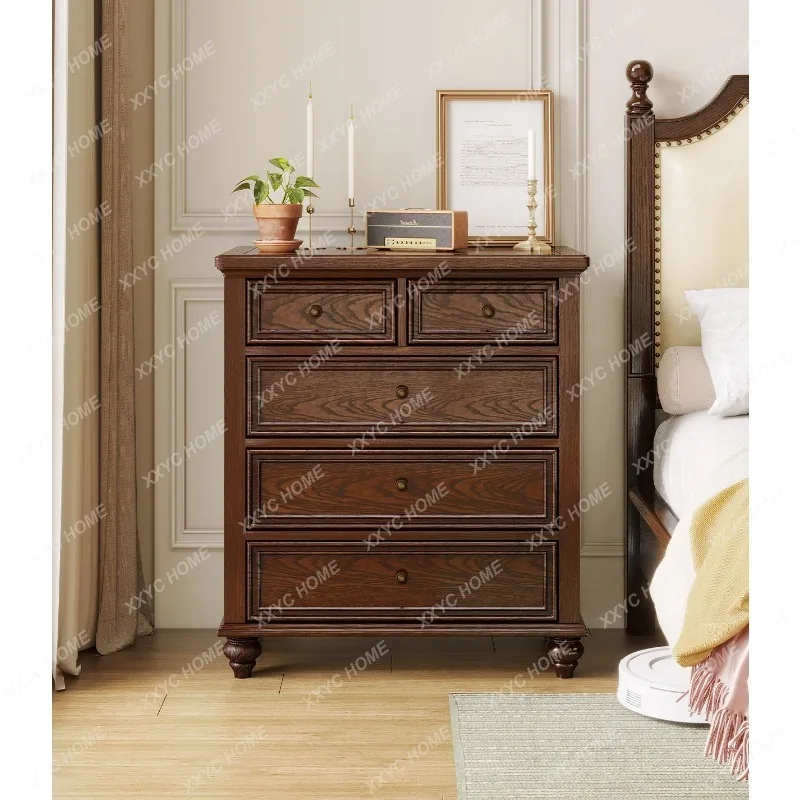 L solid wood chest retro wall storage cabinet
L solid wood chest retro wall storage cabinet