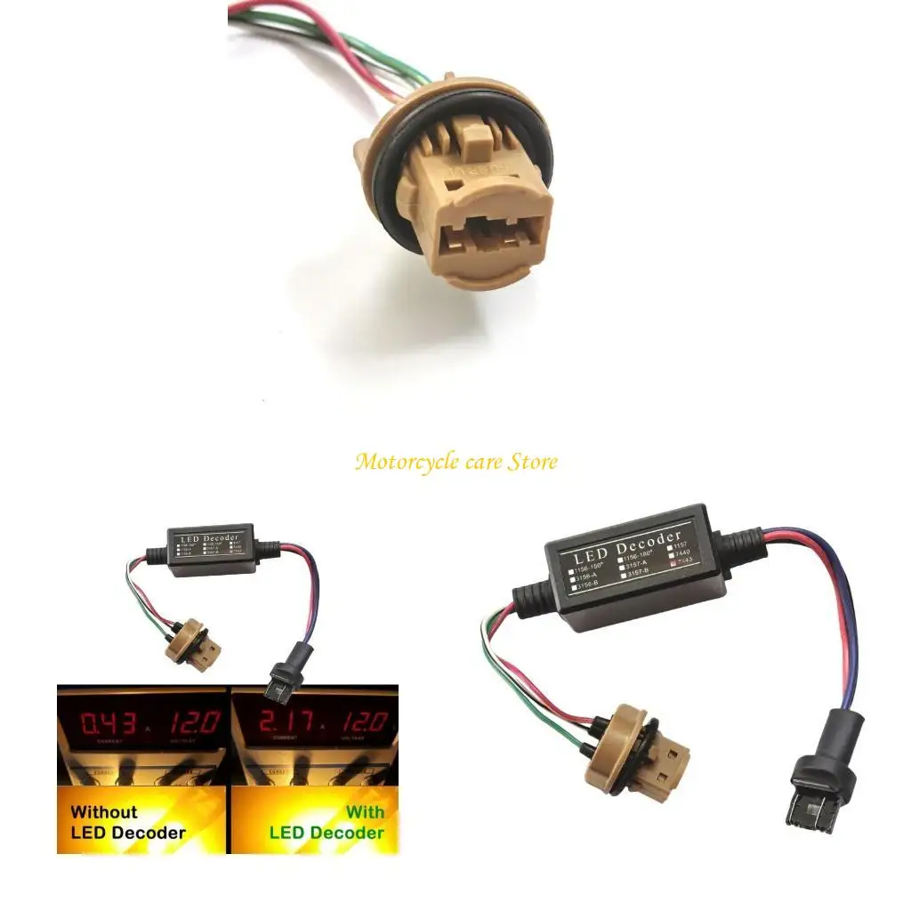 U75F LED Fault Eliminators ABS Housing LED Decoders for Car Tail Lights & Fog Lamps
U75F LED Fault Eliminators ABS Housing LED Decoders for Car Tail Lights & Fog Lamps