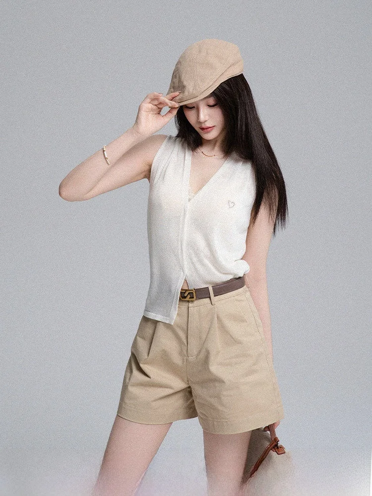 LulusMiracle Minimalist Preppy Style High-End Linen V-Neck Sleeveless Vest Top Heat Sensing Area Commute Style Rallay Viscose
LulusMiracle Minimalist Preppy Style High-End Linen V-Neck Sleeveless Vest Top Heat Sensing Area Commute Style Rallay Viscose