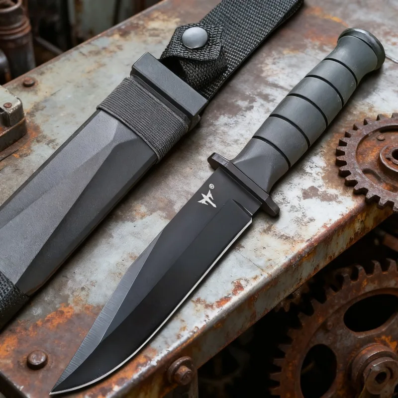 Тактический охотничий нож с высокой твердостью, лезвие 7Cr13MoV, рукоять из АБС-пластика, для выживания на природе, кемпинга, портативный, для самообороны, прямой нож
Тактический охотничий нож с высокой твердостью, лезвие 7Cr13MoV, рукоять из АБС-пластика, для выживания на природе, кемпинга, портативный, для самообороны, прямой нож