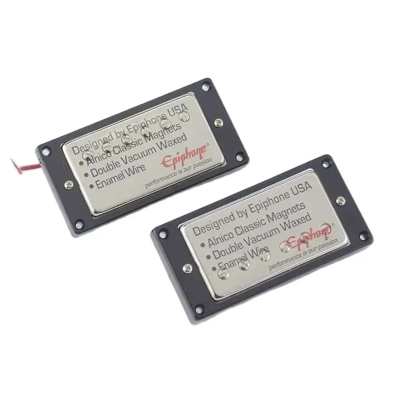 1 Set Original Genuine SG400 Electric Guitar Alnico Bar Humbucker Pickup Nickel Cover MADE IN KOREA
1 Set Original Genuine SG400 Electric Guitar Alnico Bar Humbucker Pickup Nickel Cover MADE IN KOREA