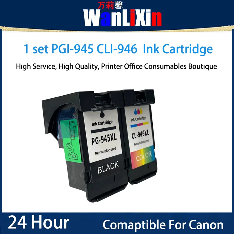1 set 945 946 Ink Cartridge Printhead Compatible For Canon PIXMA TS209 TS309 TS3190 IP2890 MG2590 MG2990 MG2490 MX499
1 set 945 946 Ink Cartridge Printhead Compatible For Canon PIXMA TS209 TS309 TS3190 IP2890 MG2590 MG2990 MG2490 MX499