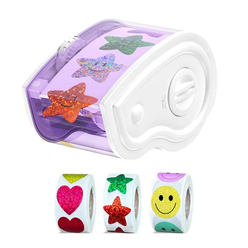 AT82-ручной диспенсер для наклеек для 1-1,5-дюймовых рулонных наклеек с 1500 шт. наклеек для детей, награда, украшение подарка
AT82-ручной диспенсер для наклеек для 1-1,5-дюймовых рулонных наклеек с 1500 шт. наклеек для детей, награда, украшение подарка