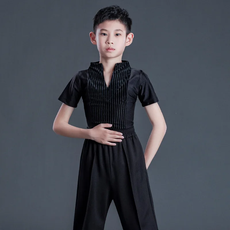 Dandeer Boys' Latin Dance Practice Clothes Competition Grading Standard Dancing Dress Children's Long Sleeve Latin Dance Wear
Dandeer Boys' Latin Dance Practice Clothes Competition Grading Standard Dancing Dress Children's Long Sleeve Latin Dance Wear