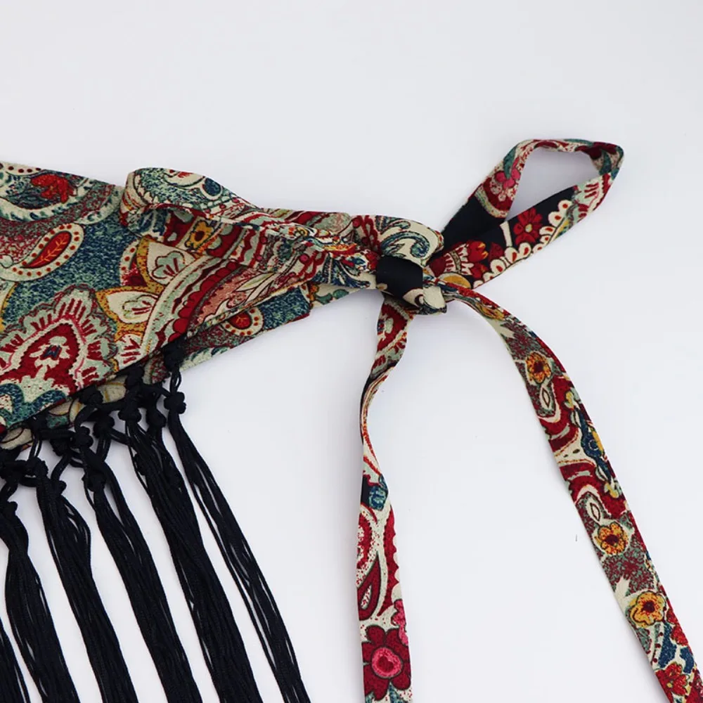 New Triangular Waistband Tassel Boho Fringe Exquisite Embroidered Waist Scarf Belt Decorative Tassel Hem Skirt Spring Summer
New Triangular Waistband Tassel Boho Fringe Exquisite Embroidered Waist Scarf Belt Decorative Tassel Hem Skirt Spring Summer