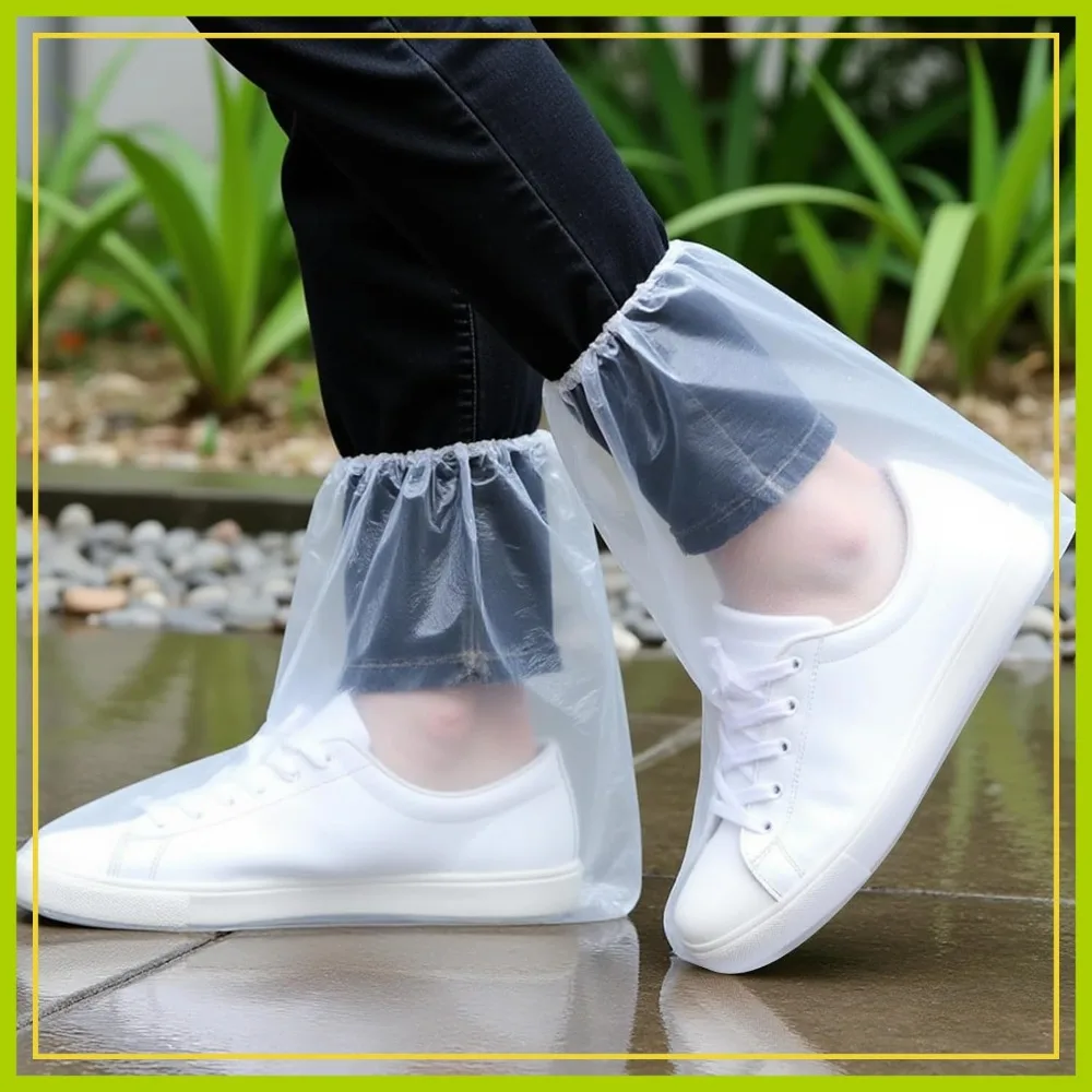 24 Pairs Disposable Plastic Rain Shoe Covers, Waterproof Non-Slip, Transparent Individual Pack for Men & Women
24 Pairs Disposable Plastic Rain Shoe Covers, Waterproof Non-Slip, Transparent Individual Pack for Men & Women