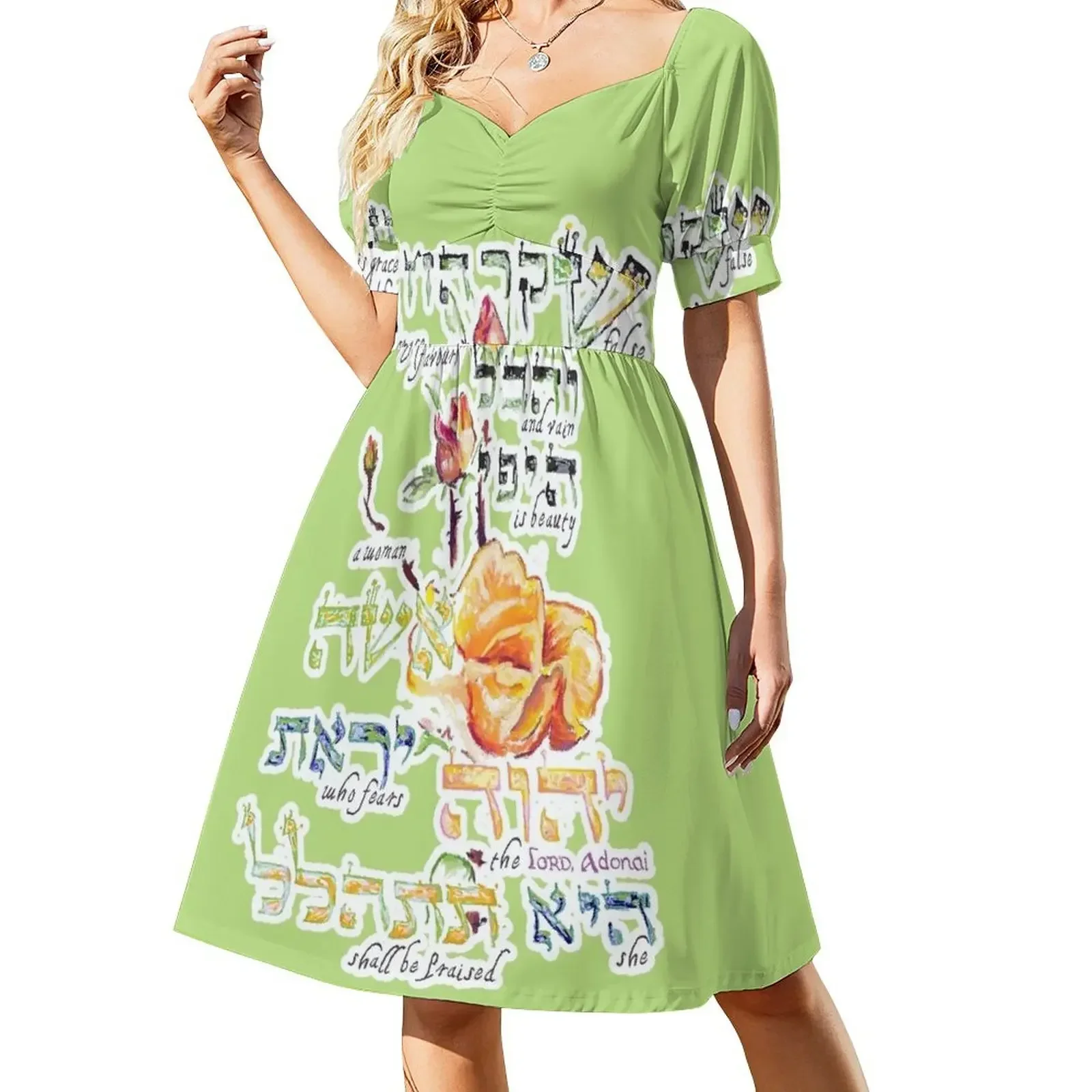Virtuous Woman - Proverbs 31:30 Short-Sleeved Dress Prom gown long sleeve dresses Party dresses for women Dress
Virtuous Woman - Proverbs 31:30 Short-Sleeved Dress Prom gown long sleeve dresses Party dresses for women Dress