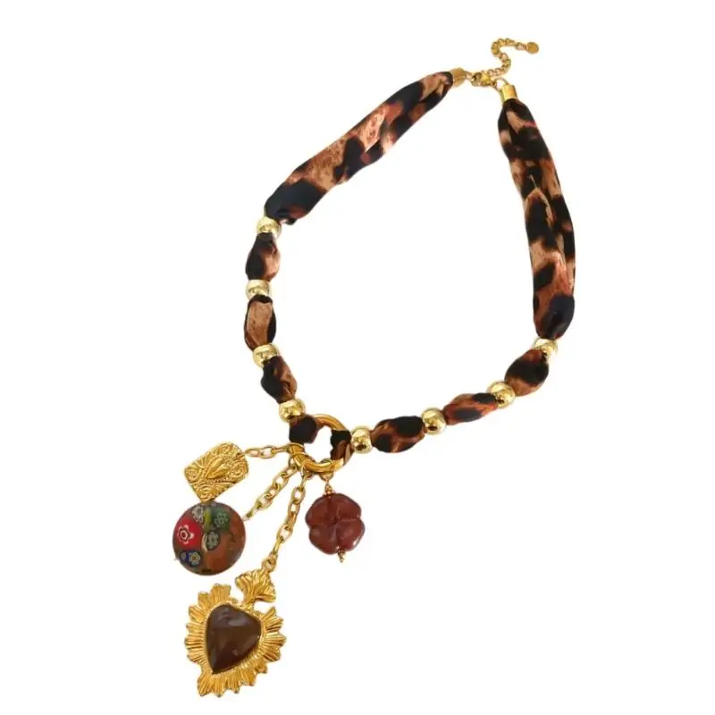 31BB Contemporary Heart Leopard Pattern Necklace Acrylic Fashion Jewelry
31BB Contemporary Heart Leopard Pattern Necklace Acrylic Fashion Jewelry