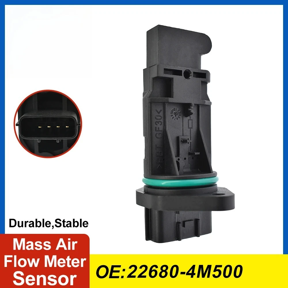 4PIN Mass Air Flow Meter MAF Sensor 22680-4M500 22680-AD200 22680-AA290 22680-2W200 22680AD22A Replacement Parts
4PIN Mass Air Flow Meter MAF Sensor 22680-4M500 22680-AD200 22680-AA290 22680-2W200 22680AD22A Replacement Parts