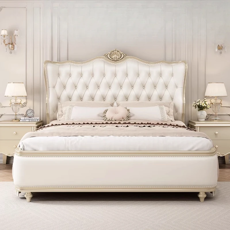 Modern European Bed Beauty Design Nordic Luxury Queen Bed Safe Princess Sun Children Castle Frame Wooden Beliche Salon Furniture
Modern European Bed Beauty Design Nordic Luxury Queen Bed Safe Princess Sun Children Castle Frame Wooden Beliche Salon Furniture
