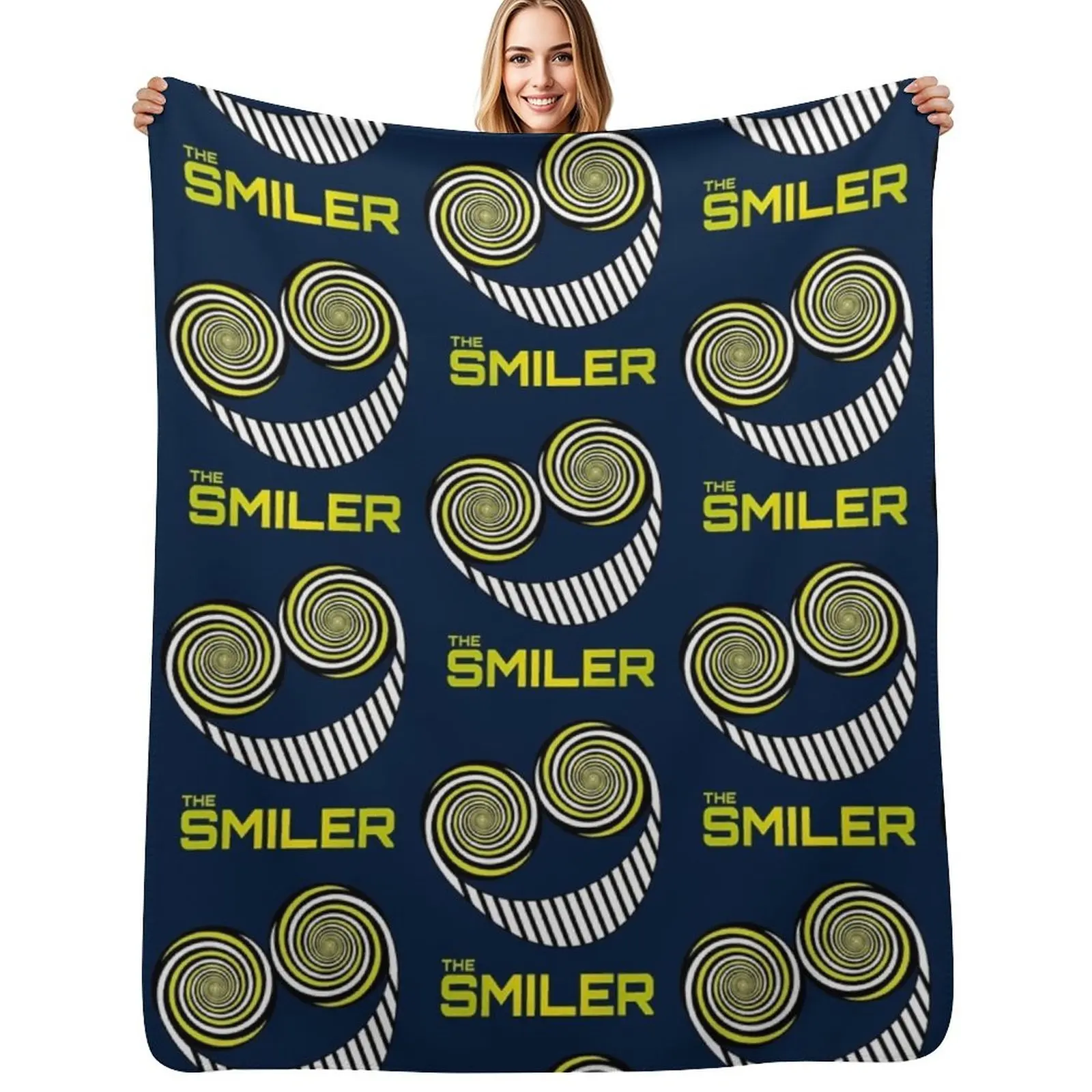 The Smiler active Throw Blanket Warm Cozy Throw Blanket for Living Room Couch
The Smiler active Throw Blanket Warm Cozy Throw Blanket for Living Room Couch