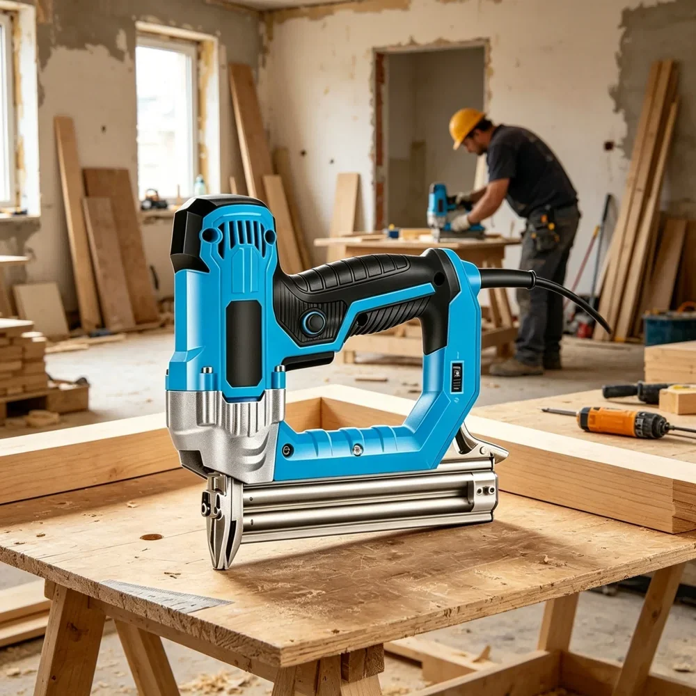 Electric Nailer Electric Straight Staple Nail Gun 220V 2300W F30/F25/F20/F15 Woodworking Tool Furniture Tacker Stapler Shooter
Electric Nailer Electric Straight Staple Nail Gun 220V 2300W F30/F25/F20/F15 Woodworking Tool Furniture Tacker Stapler Shooter