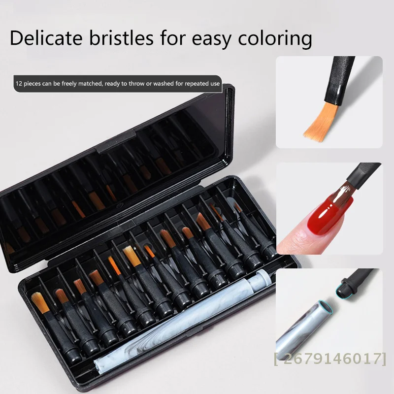 【YY26】Набор из 13 кистей для дизайна ногтей: удлиненные кисти для линий, полосок, рисования, УФ-геля, росписи, маникюрный инструмент
【YY26】Набор из 13 кистей для дизайна ногтей: удлиненные кисти для линий, полосок, рисования, УФ-геля, росписи, маникюрный инструмент