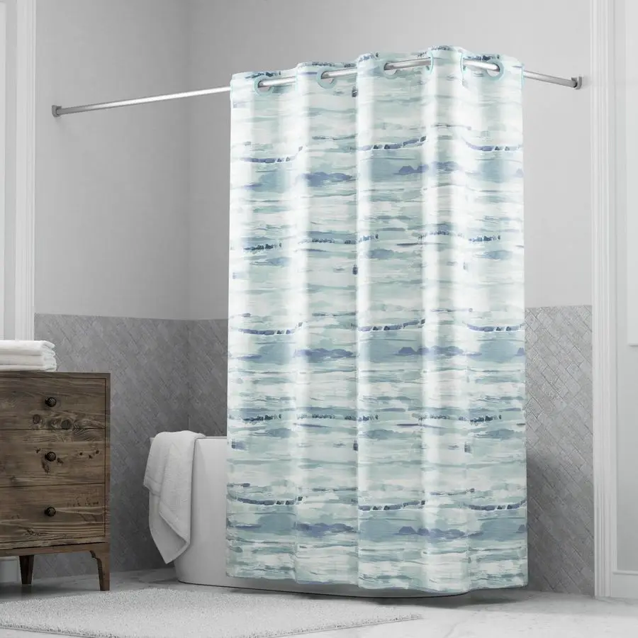 Its A Snap Faux Silk Shower Curtain, 3in1 Curtain Includes Fabric Shower Curtain with FlexOn Rings amp Fabric Liner with Magnets
Its A Snap Faux Silk Shower Curtain, 3in1 Curtain Includes Fabric Shower Curtain with FlexOn Rings amp Fabric Liner with Magnets