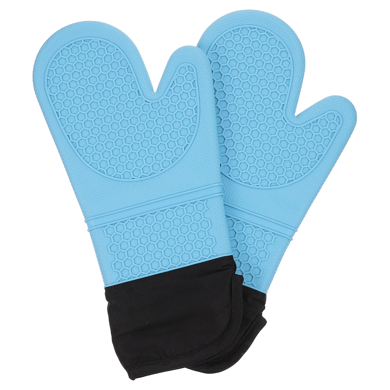 2pcs Heat Resistant Oven Gloves Silicone Kitchen Mitts Non Slip Microwave Cooking Baking Easy Clean Practical Use Blue
2pcs Heat Resistant Oven Gloves Silicone Kitchen Mitts Non Slip Microwave Cooking Baking Easy Clean Practical Use Blue