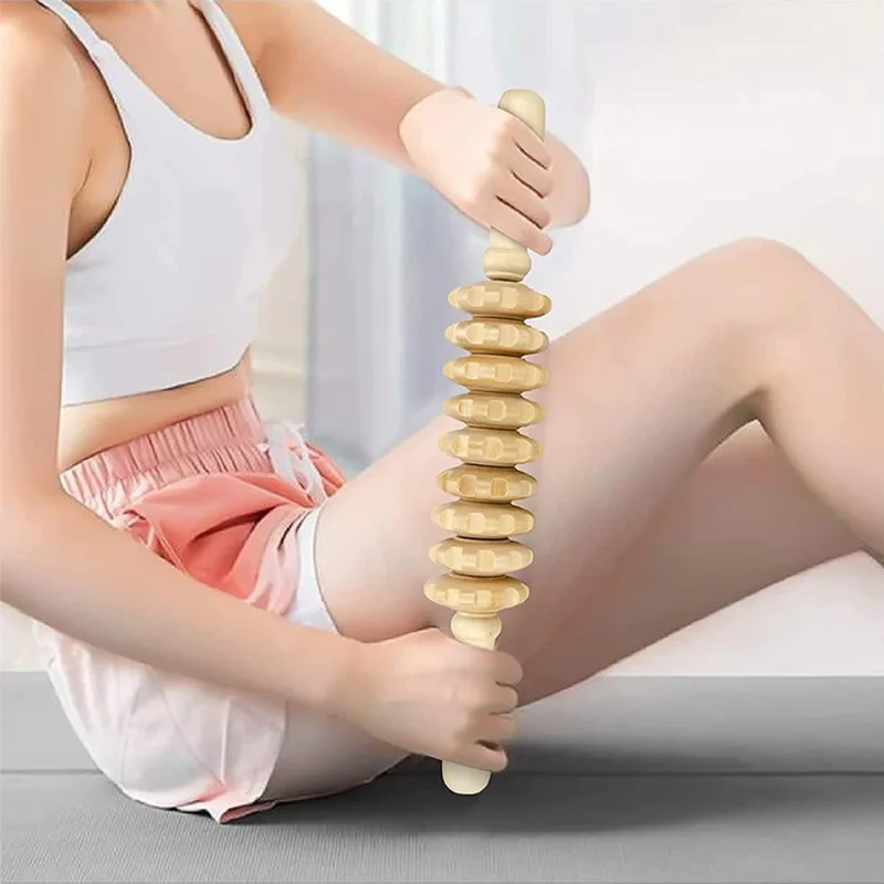 Wood Massage Roller Trigger Points Home Gym Manual Wooden Fascia Massage Roller for Release Cellulite Sore Muscle Blasting
Wood Massage Roller Trigger Points Home Gym Manual Wooden Fascia Massage Roller for Release Cellulite Sore Muscle Blasting