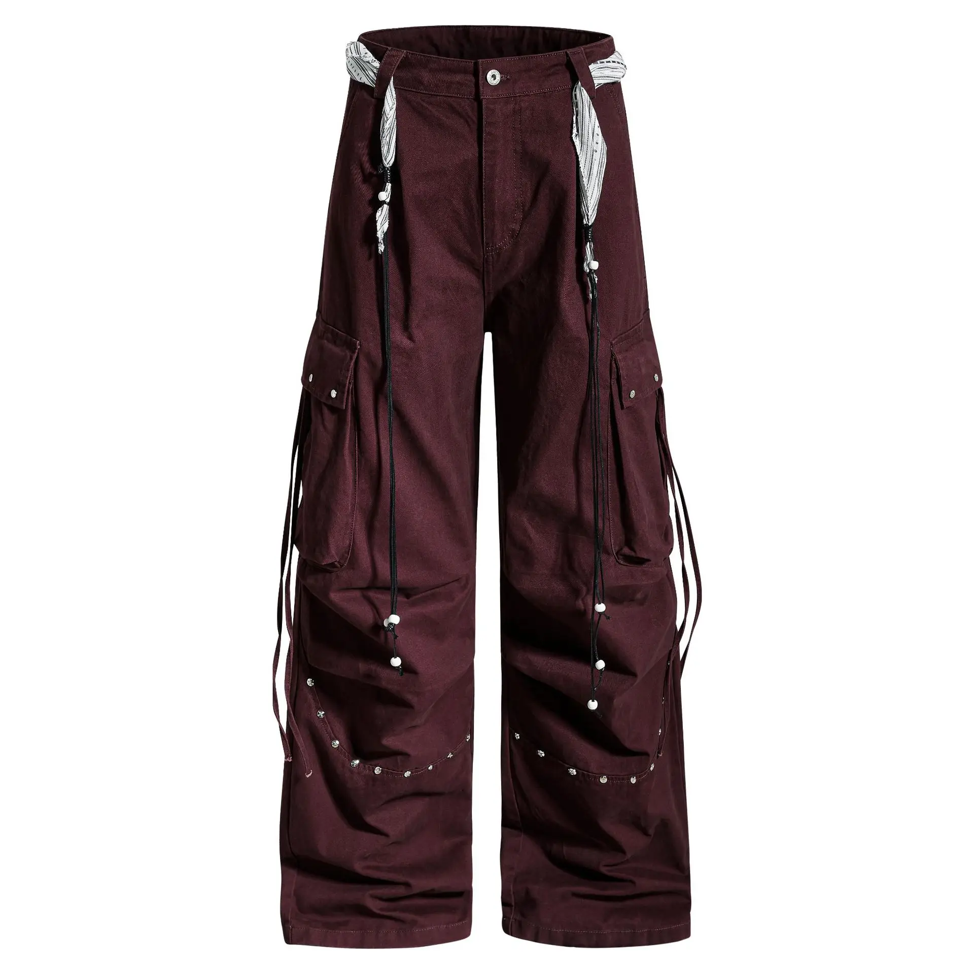 Men's Fashion Loose Fit Cargo Pants With Pockets High Street Personality Design Vibe Style Hip Hop Trousers For Male
Men's Fashion Loose Fit Cargo Pants With Pockets High Street Personality Design Vibe Style Hip Hop Trousers For Male