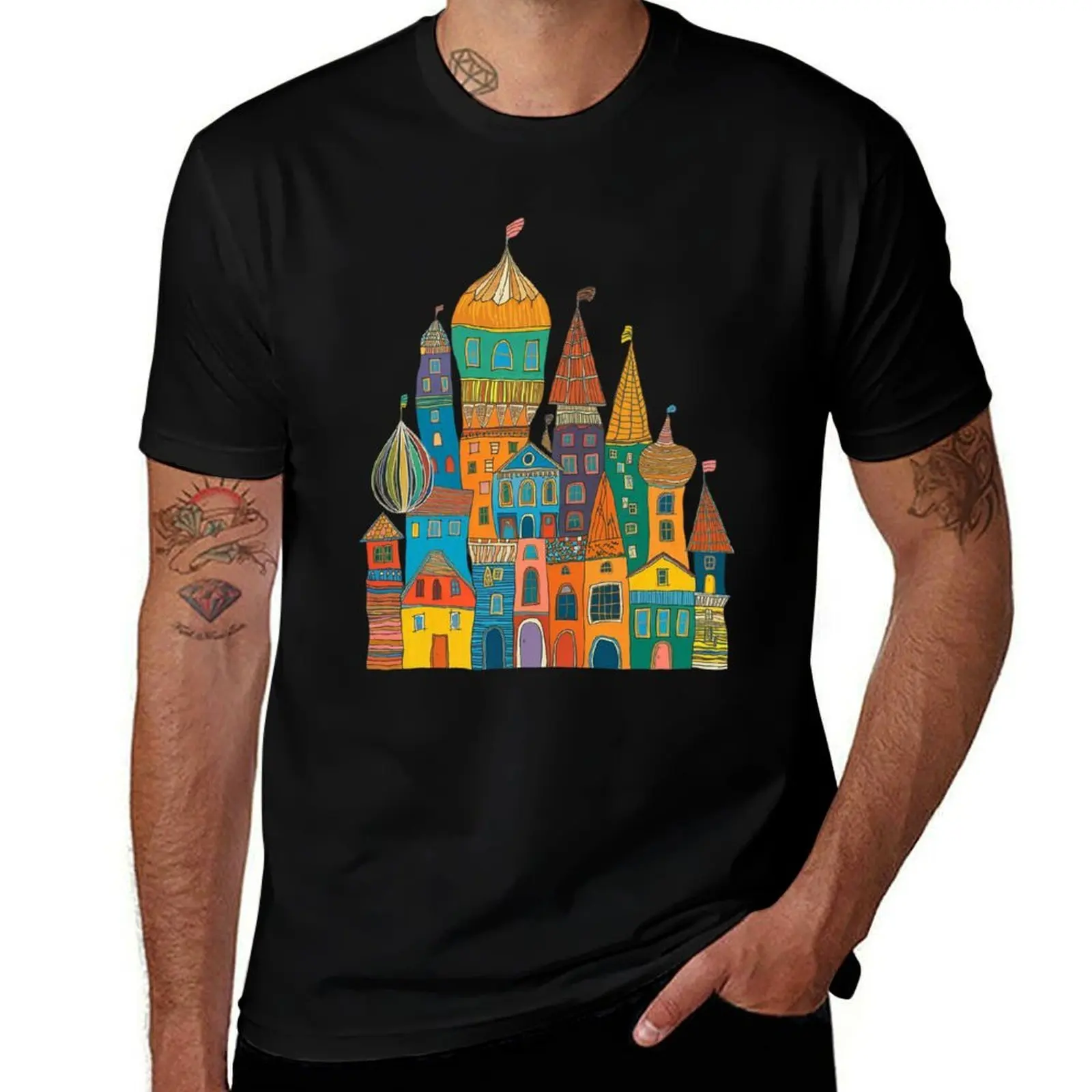 Colorful City Made Up Of Many Domes - Happy T-Shirt oversize t-shirts man anime shirt Funny t-shirt men workout shirt
Colorful City Made Up Of Many Domes - Happy T-Shirt oversize t-shirts man anime shirt Funny t-shirt men workout shirt