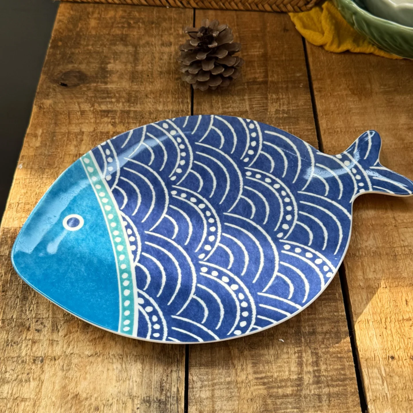 Blue Fi aped Cerc Di Creative Personalized Dinnerware Diwaer Se Vintage Sle round Plate for Steak And More
Blue Fi aped Cerc Di Creative Personalized Dinnerware Diwaer Se Vintage Sle round Plate for Steak And More